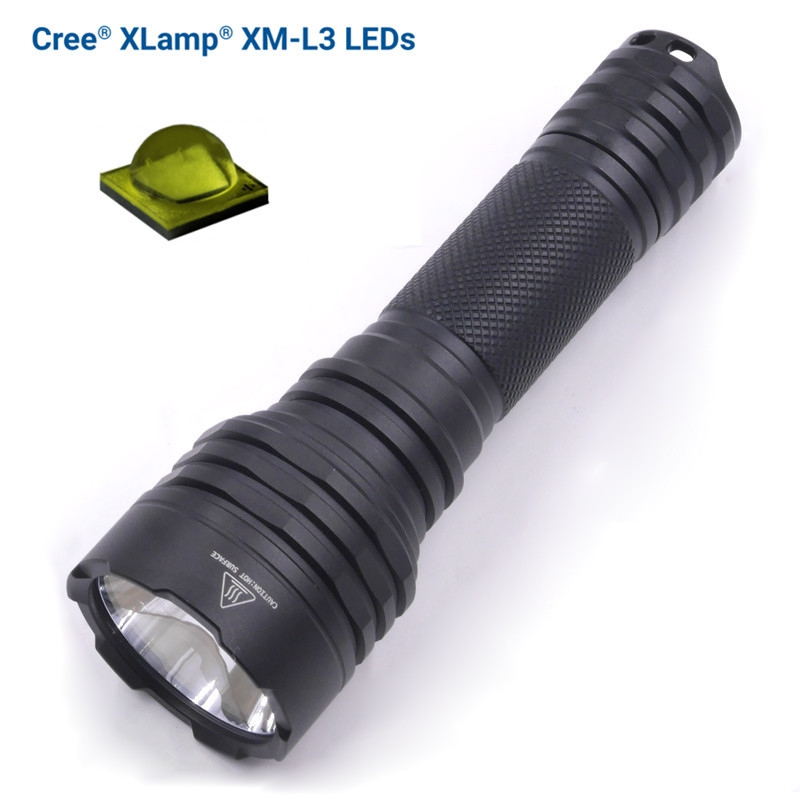 Đèn pin MantaRay M45 có đèn LED CREE XM-L3 18w LED 2000lm Đèn đi bộ đường dài cắm trại