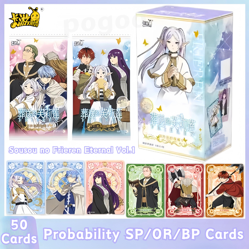 Bộ 50 Thẻ Frieren KAYOU Sousou no Frieren Himmel hiếm SP/CR/BP card Đồ sưu tầm anime