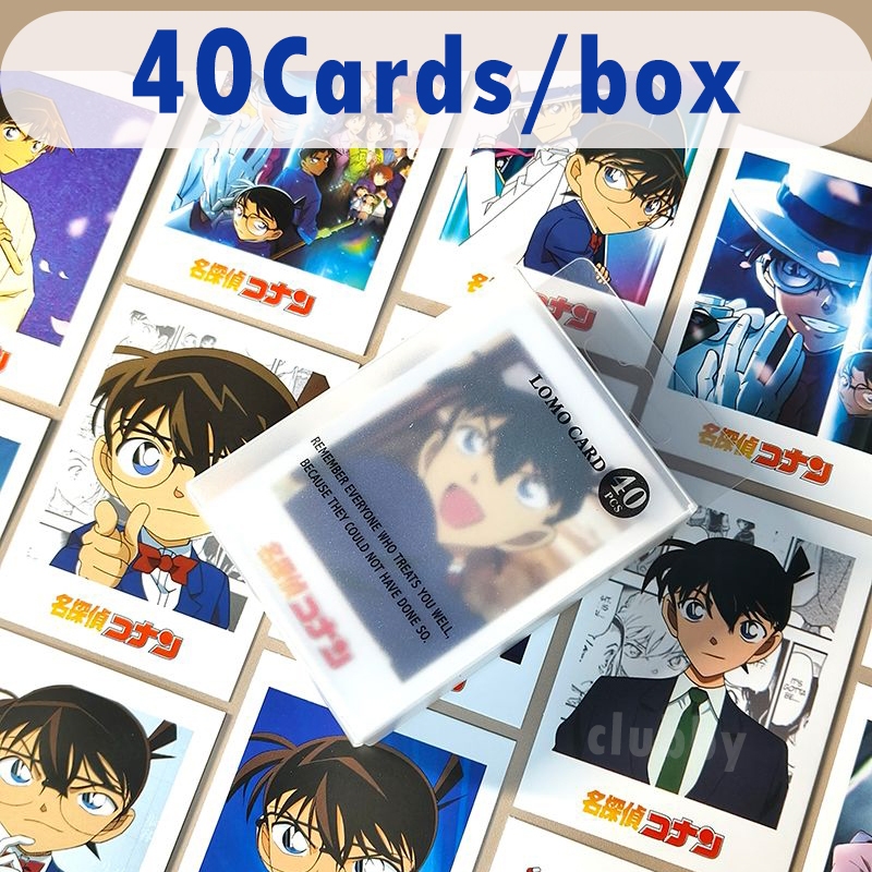 40 Conan lomo card Kaito Kid Amuro Tooru Phong cách hàn quốc photocard bo góc anime figure Thẻ ảnh