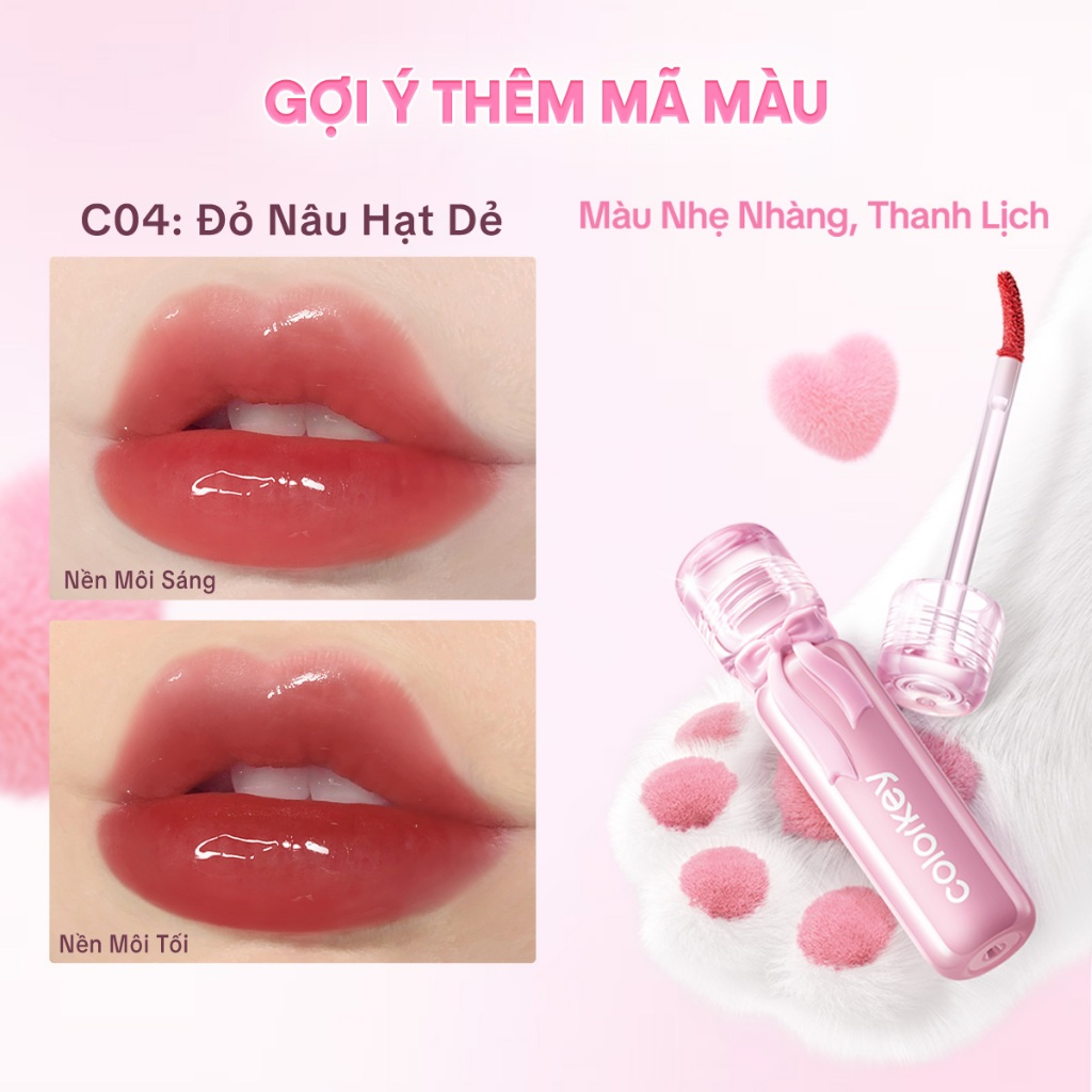 [PHIÊN BẢN GIỚI HẠN] Son Môi Lip Lacquer Colorkey Dưỡng Môi Mềm Mịn Căng Bóng 3ml | BigBuy360 - bigbuy360.vn