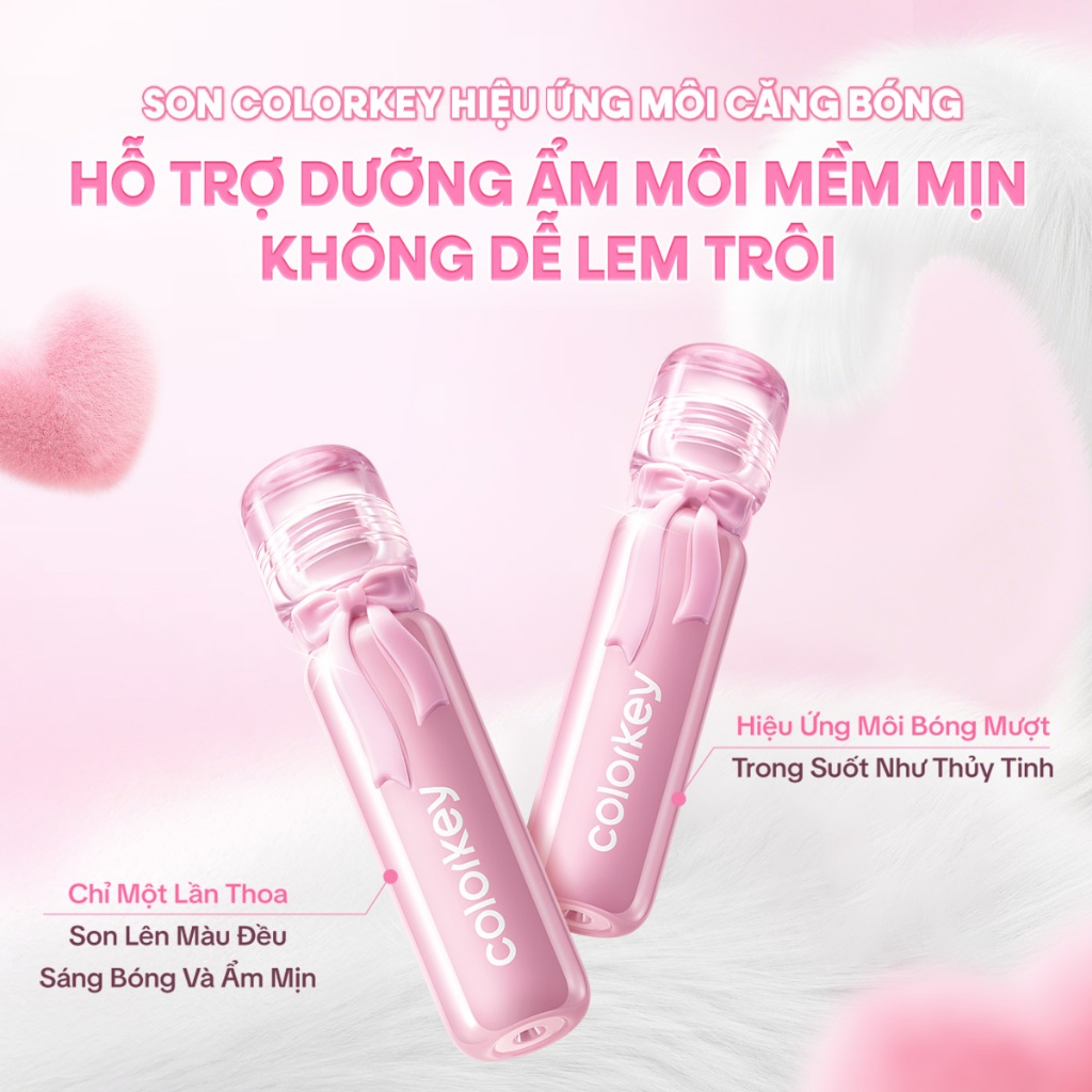 [PHIÊN BẢN GIỚI HẠN] Son Môi Lip Lacquer Colorkey Dưỡng Môi Mềm Mịn Căng Bóng 3ml | BigBuy360 - bigbuy360.vn