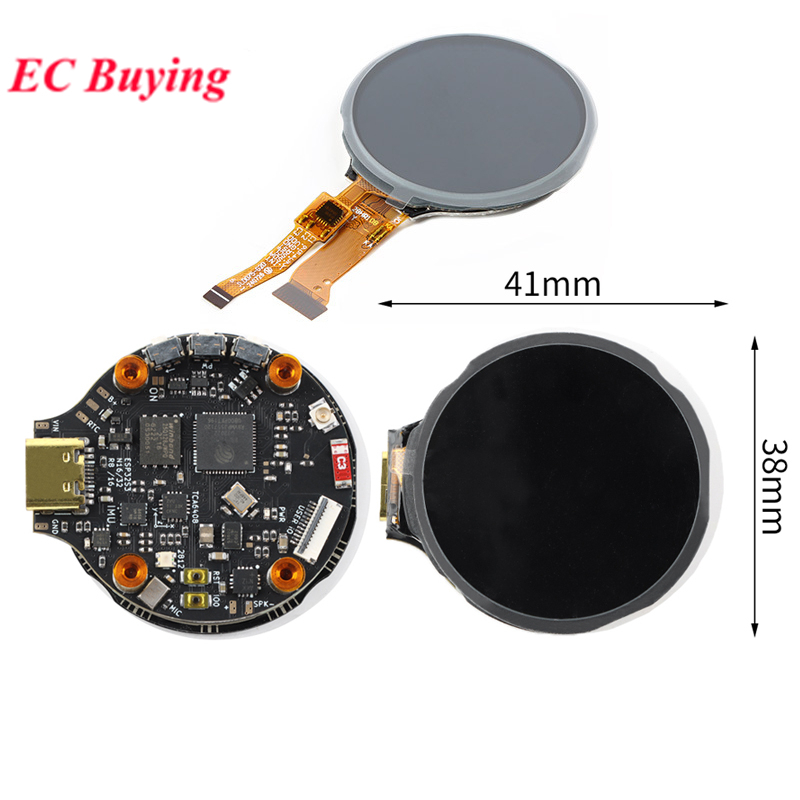 Màn hình LCD TFT tròn 1,28 Inch GC9A01 IPS 240x240 Màn hình cảm ứng điện dung ESP32S3 Ban phát triển
