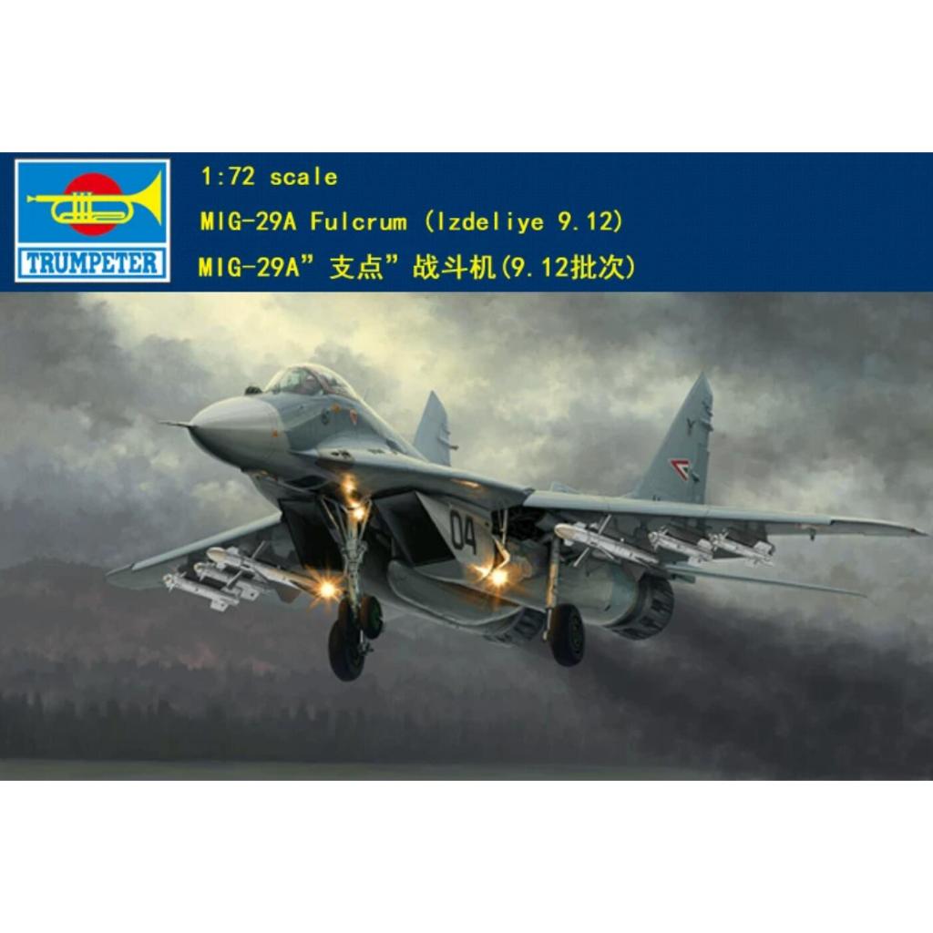 Mô hình Trumpeter 01674 1 / 72 MIG-29A Fulcrum (Izdeliye 9.12) Trumpeter 1 / 72 MIG-29A < Điểm đâm t