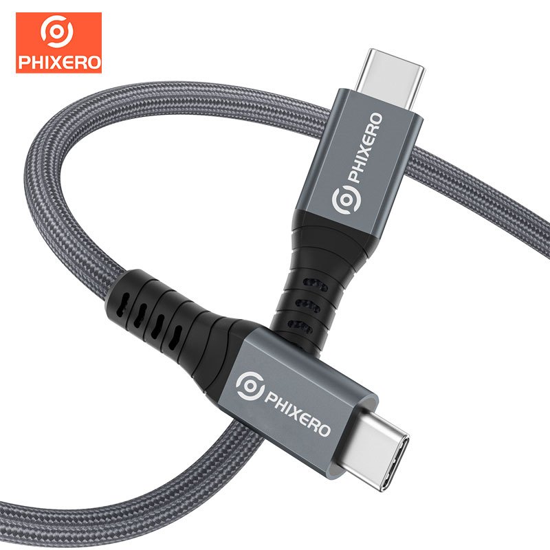 Cáp PHIXERO Thunderbolt 4 USB4 40Gbps 100W PD Sạc Nhanh Type-C Sang Type-C Cáp 8K Video Cho Laptop Đ