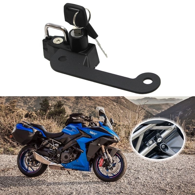 Phù Hợp Cho SUZUKI GSX-S1000GT GSXS 1000GT 2021-2022 Xe Máy Mũ Bảo Hiểm Khóa Gắn Móc Chìa Khóa GSXS1