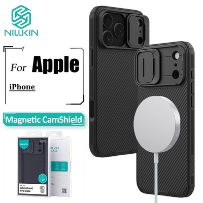 Ốp Từ Tính Sang Trọng Nillkin Cho iPhone 17 Pro Max 16 / 15 Pro Max air 17e / 16e Ốp lưng Camera Thanh Trượt Bảo Vệ Ốp Lưng Chống Sốc