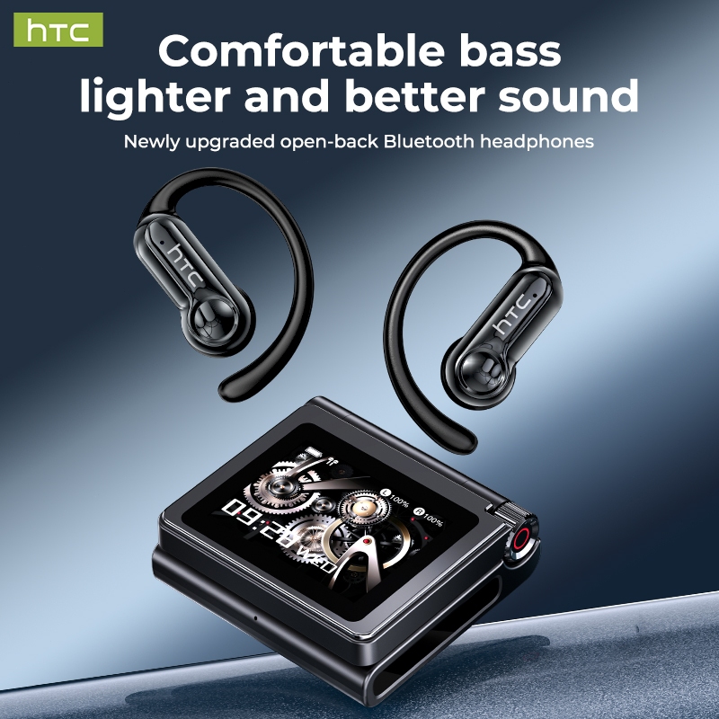 HTC NE80 Tai nghe không dây  Bluetooth 6.0 Tai nghe giảm tiếng ồn Màn hình LED đa chức năng Chất lượng âm thanh HiFi cho IOS / Android / PC | BigBuy360 - bigbuy360.vn