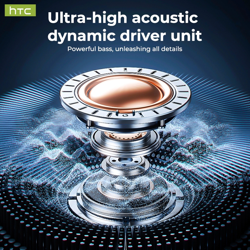 HTC NE80 Tai nghe không dây  Bluetooth 6.0 Tai nghe giảm tiếng ồn Màn hình LED đa chức năng Chất lượng âm thanh HiFi cho IOS / Android / PC | BigBuy360 - bigbuy360.vn