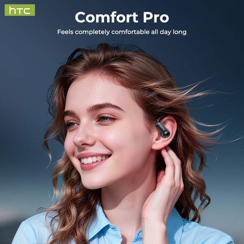 HTC NE80 Tai nghe không dây  Bluetooth 6.0 Tai nghe giảm tiếng ồn Màn hình LED đa chức năng Chất lượng âm thanh HiFi cho IOS / Android / PC | BigBuy360 - bigbuy360.vn