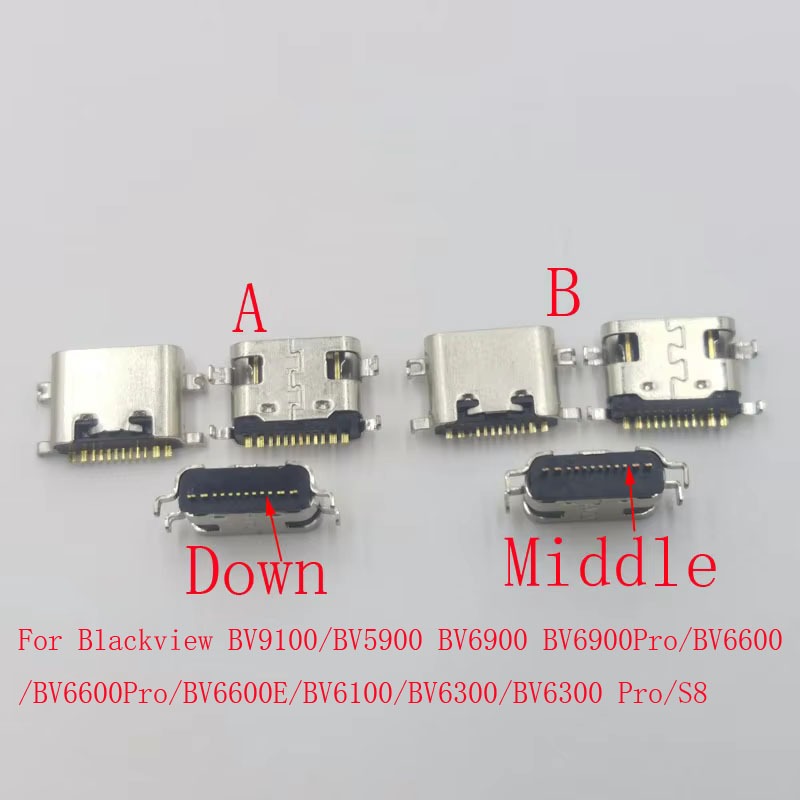10-100 Chiếc Cắm Kết Nối USB Cho Blackview BV6300 S8 BV5900 BV6900 Pro BV6600 BV9100 BV6100 BV6600E 
