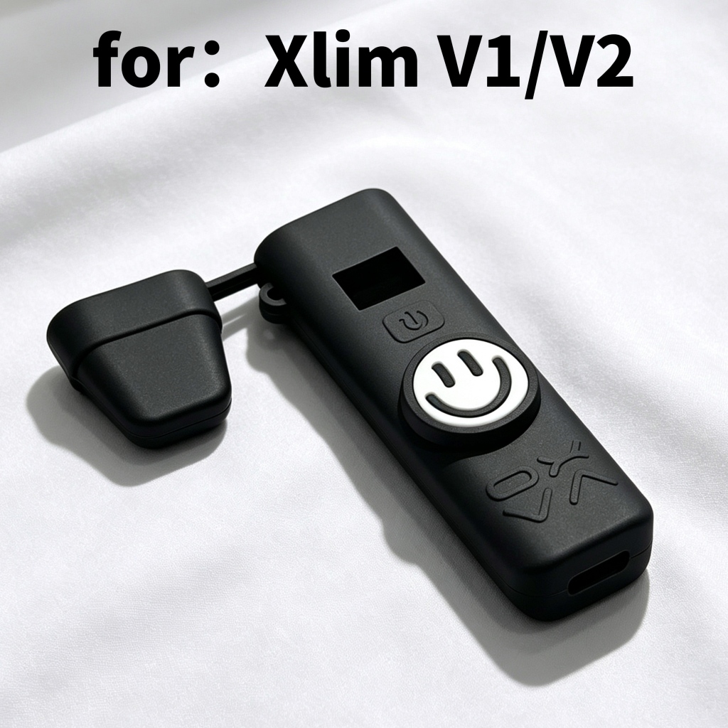 Dành cho Ốp lưng silicon S 'Xlim v1 / V2 có dây buộc miễn phí | Thiết kế tối giản mỏng | Phí kim loạ