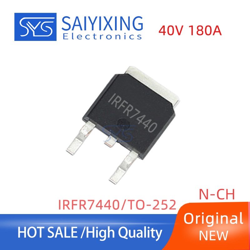 5 Chiếc IRFR7440 Original IRFR7440TRPBF TO-252 Transistor 40V 180A MOSFET FR7440 7440