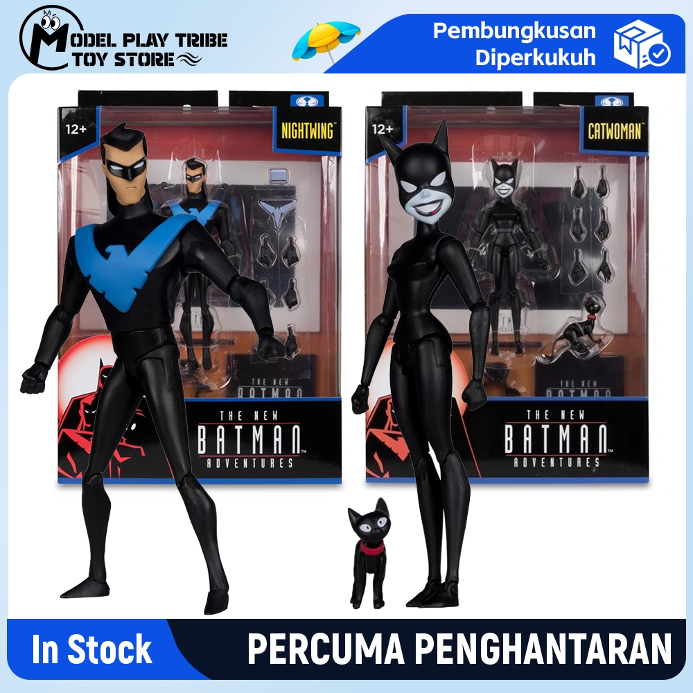 McFarlane Animated Adventures Nightwing Catwoman Mô hình hành động