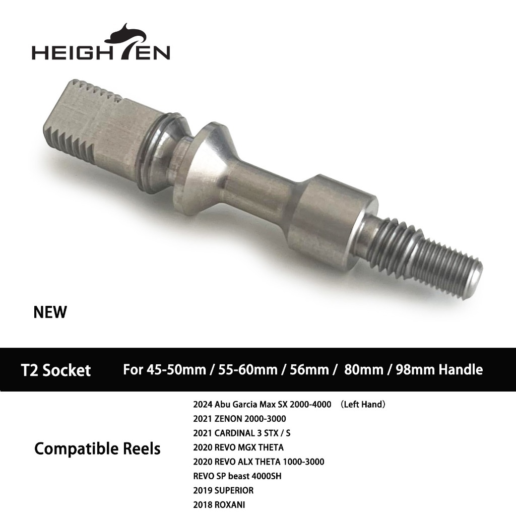 Ổ cắm tay cầm Heighten dành cho Abu Garcia Max SX 2000 Revo ALX Theta
