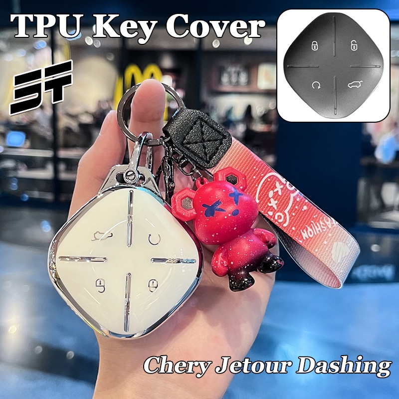Chery Jetour Dashing Chìa khóa Dashing Ốp lưng chìa khóa xe Jetour Vỏ chìa khóa điều khiển từ xa Che