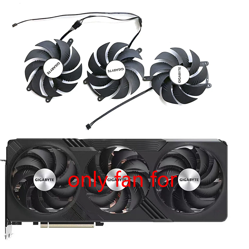 Quạt GPU 95MM 4PIN DC 12V 0.65A RX 7900XT cho Gigabyte Radeon RX 7900 XTX GAMING / 4070tiS 4080 4080