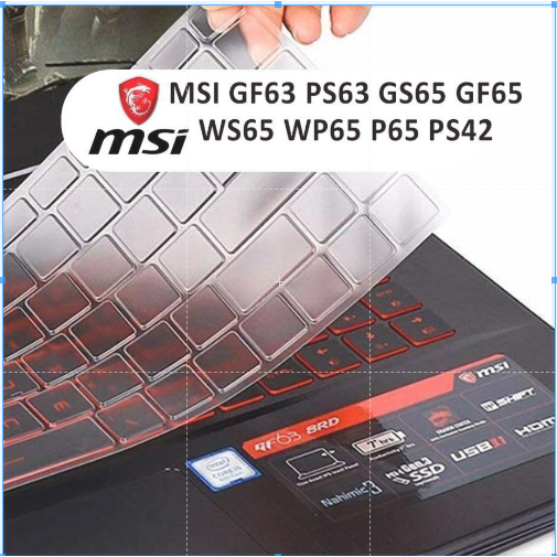 Vỏ Bàn Phím Cho MSI GS65 GF63 15.6 "/ MSI PS63 P65 WP65 WS65 15.6 Inch / MSI PS42 14 Inch Laptop Chơ