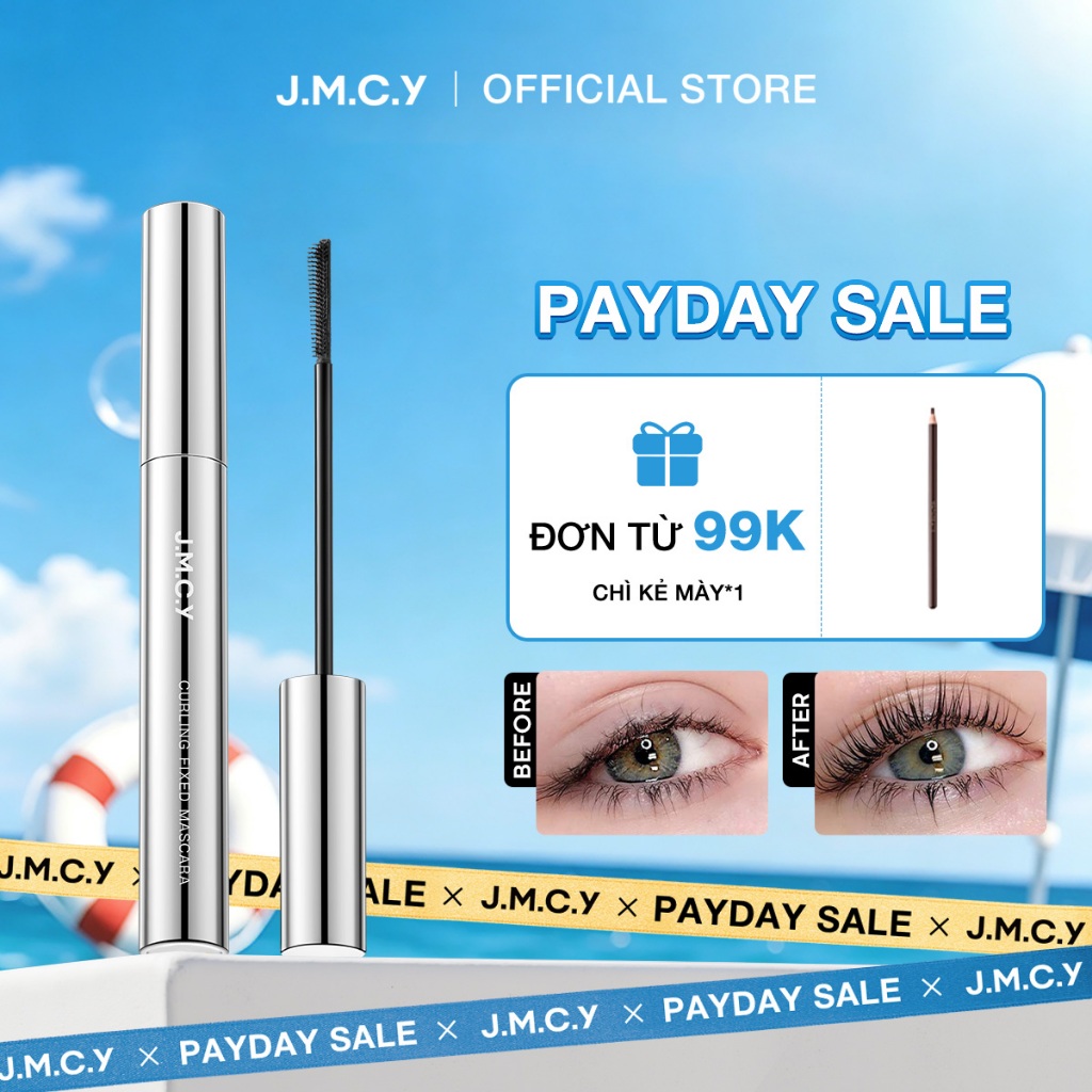 JMCY Mascara thép không gỉ Hỗ Trợ Giúp Mi Dài Và Tơi Tạo Cảm Giác Tự Nhiên, Nhanh Khô, Không Lem Trô