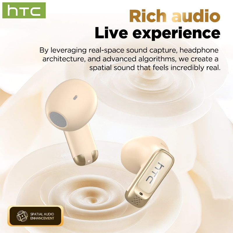 HTC NE72 Tai nghe Bluetooth 6.0 AI Dịch thuật, tai nghe thể thao không dây HIFI | BigBuy360 - bigbuy360.vn