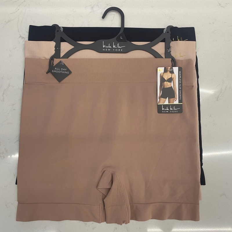 Quần short trượt liền mạch Nicole Miller New York, Quần lót định hình làm mịn da cả ngày