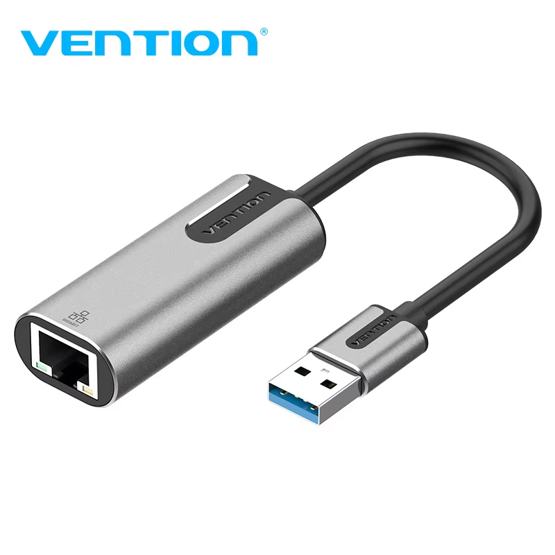 Vention USB Ethernet Adapter HUB Thẻ mạng USB sang RJ45 Tốc độ 1000M Lan Adapter Ethernet USB Adapte