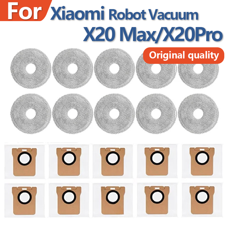 Túi Đựng Bụi Tương Thích Cho Robot Hút Bụi Xiaomi (X20 Max / D109GL / X20Pro) Dành Cho Xiaomi Mijia 