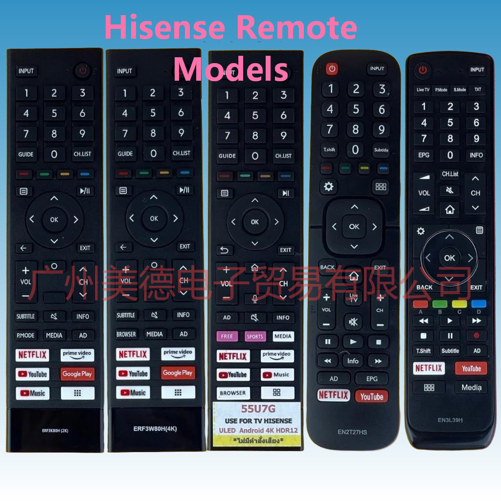 Sản phẩm có sẵn: Tất cả các mẫu từ xa Hisense TV REMOTE Hisense TV thông minh led / điều khiển từ xa