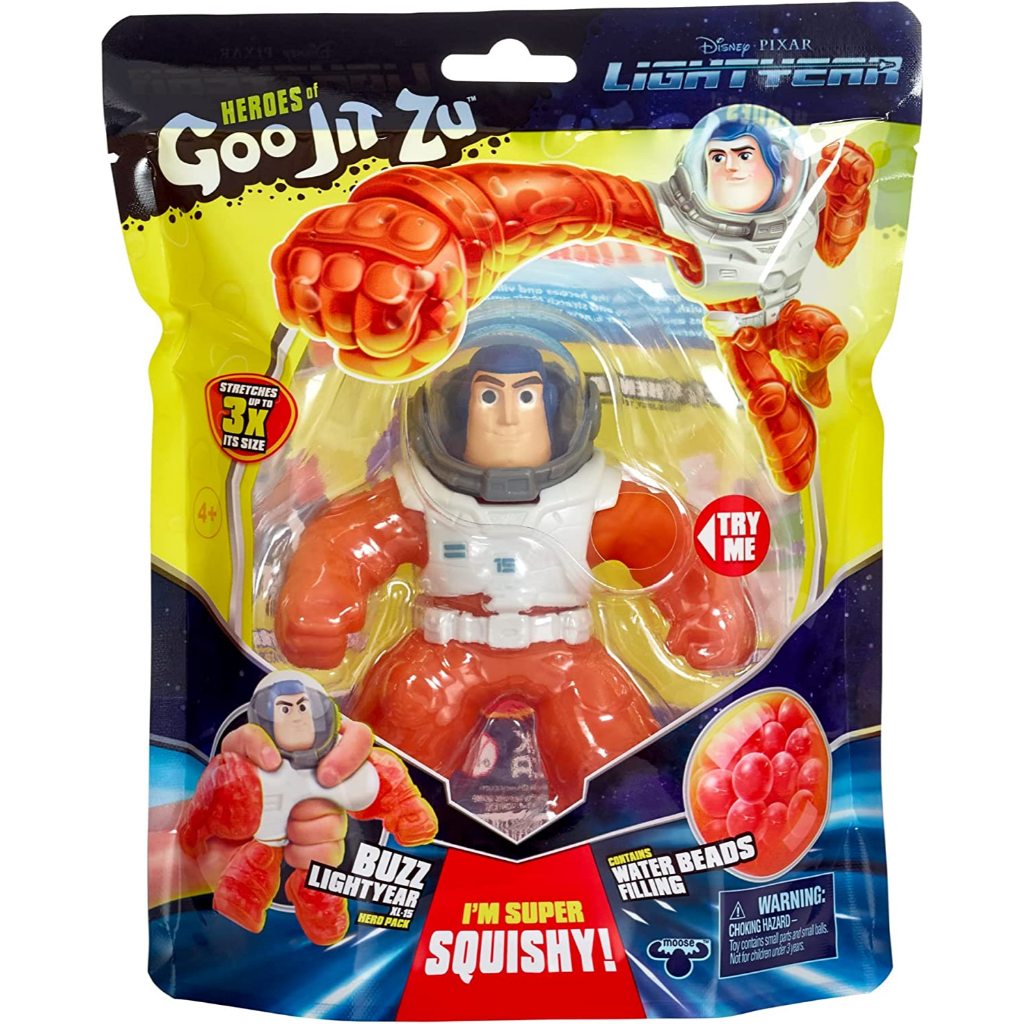 Heroes of Goo Jit Zu Disney Pixar Lightyear Lightyear Hero Pack - Buzz Lightyear Squishy, Co Giãn, G