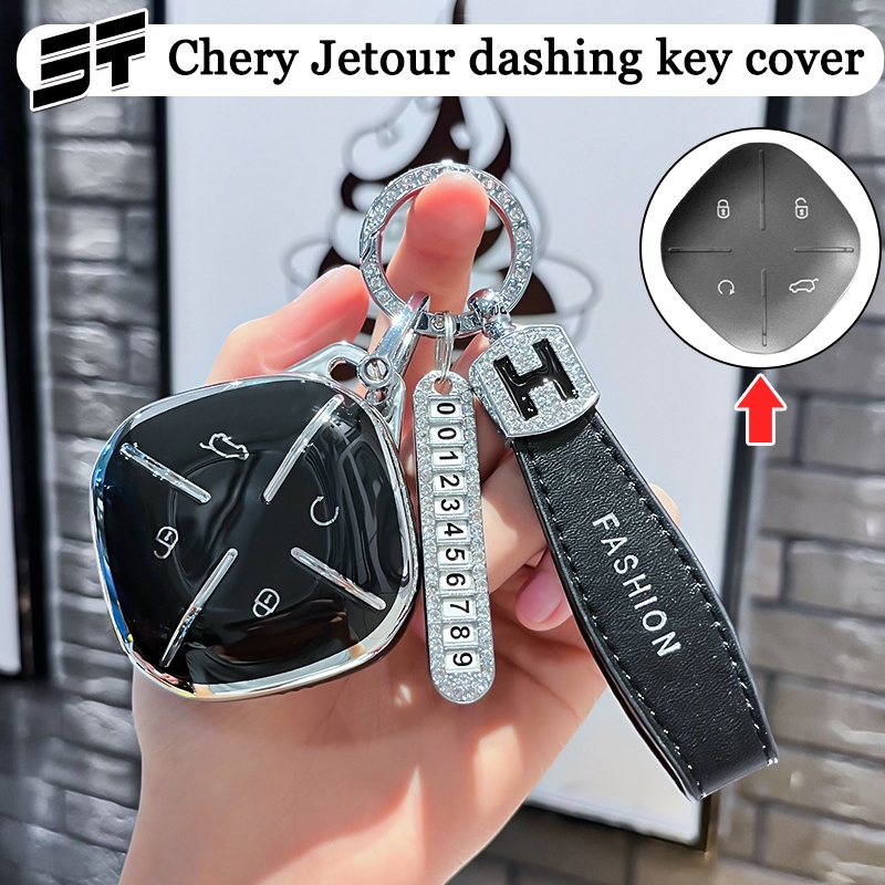 Chery Jetour dashing vỏ chìa khóa ô tô Jetour dashing vỏ chìa khóa điều khiển từ xa Chery dashing ốp