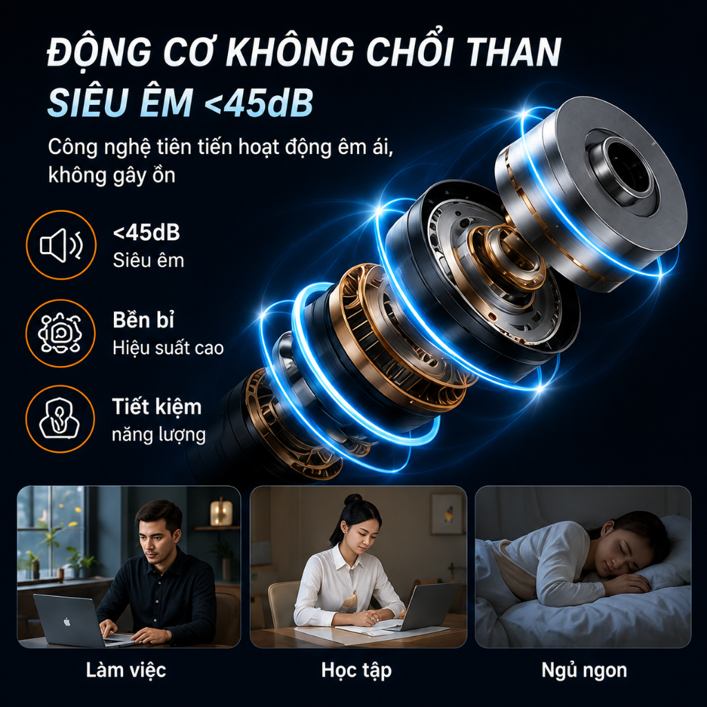 Sorf A18 Pro - Quạt Cầm Tay & Để Bàn 2 Trong 1: Gió Mạnh, Chạy Êm, Làm Mát Nhanh Chóng | BigBuy360 - bigbuy360.vn