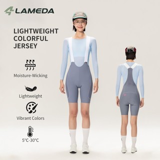 LAMEDA Nữ Làm Mát Thể Thao Tee Slim Fit Ẩm Áo Hấp Thụ Lý Tưởng Trận Đấu Biker Quần Short Tập Luyện Ngoài Trời Top