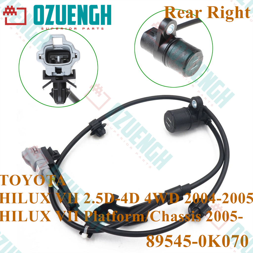 [OZUENGH] Cảm biến ABS phía sau bên phải / TOYOTA / HILUX VII / VIGO 2005- 2KD-FTV / 1KD-FTV 89545-0