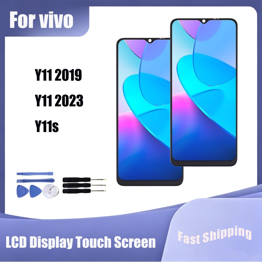 Dành cho vivo Y11 2019 Y11 2023 Y11s Màn hình LCD Bộ số hóa màn hình cảm ứng Bộ phận thay thế