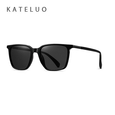 KATLUO Mới Khung Lớn Kính Mát Phân Cực Retro Chống Tia UV TAC Len Để Lái Xe Đạp Ngoài Trời Kính Chống Nắng W16201