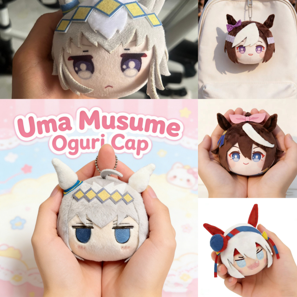 8cm Uma Musume Pretty Derby Oguri Cap gấu bông Teddy