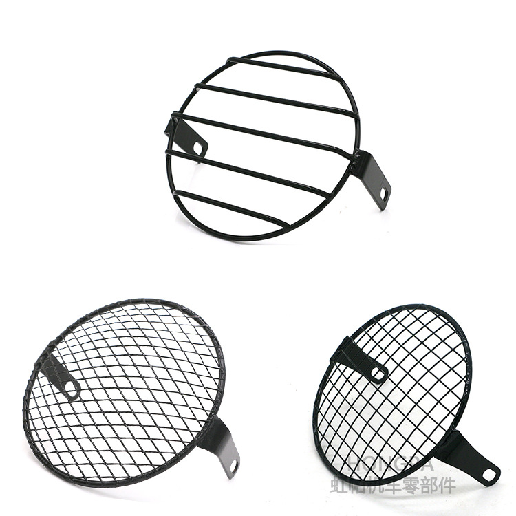 *Retro Đèn Pha Nướng Phù Hợp Với CG125 GN125 Xe Máy Vòng Đèn Pha Bảo Vệ