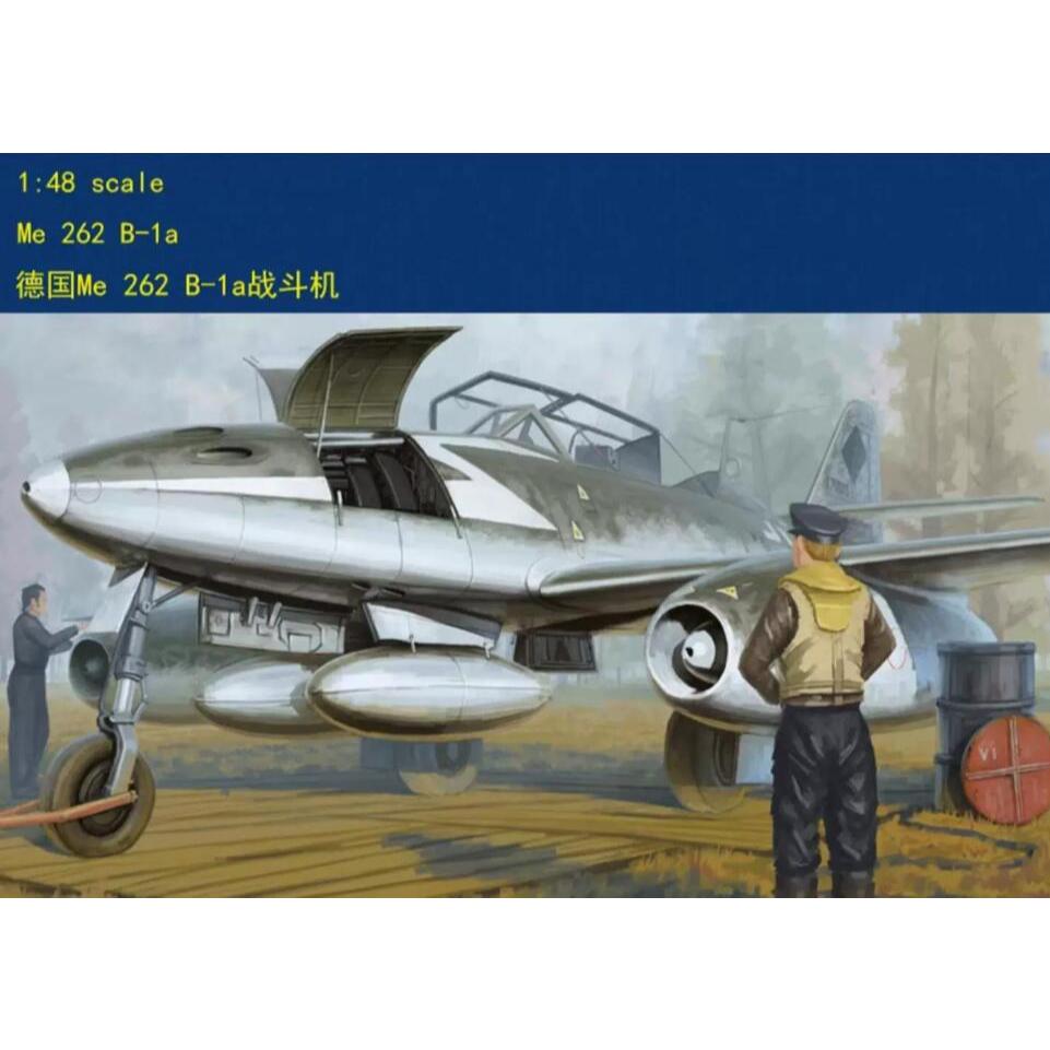 Hobbyboss 1 / 48 80378 Messeschmitt Me262A-1a ✷ 号 💮 BOSS HOBBY 1 / 48 ❈ ❥ Me 262 B-1a ❈ 🍎 80378