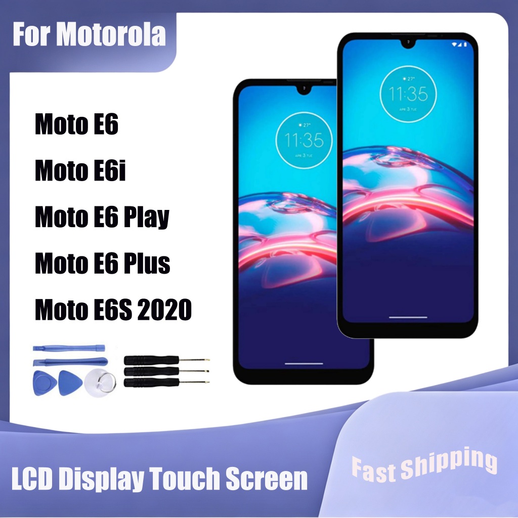 Dành Cho Motorola Moto E6 E6i E6 Play E6 Plus E6S 2020 Màn Hình LCD Thay Thế Màn Hình Cảm Ứng
