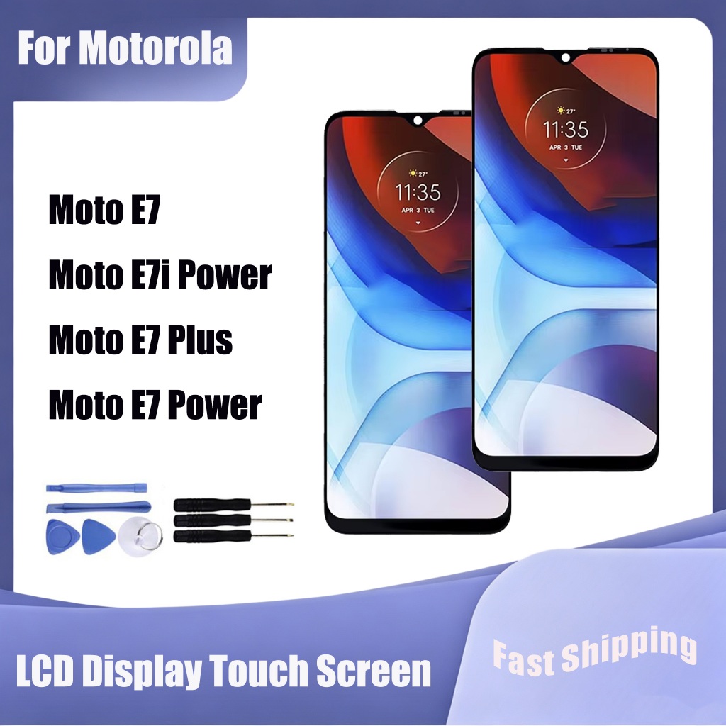 Dành Cho Motorola Moto E7 E7i Power E7 Plus E7 Power LCD Màn Hình Hiển Thị Thay Thế Màn Hình Cảm Ứng