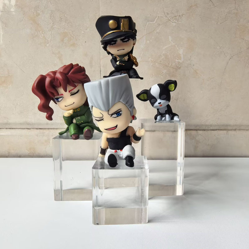 4 6cm Jojo Stardust Crusaders Vai Ngủ Nhân Vật Đầu Lớn Chibi Jotaro Kakyoin Polnareff Iggy Anime Gas