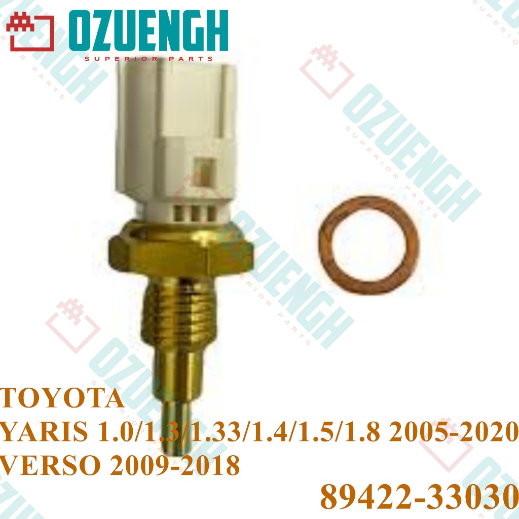 [OZUENGH] Cảm biến nhiệt độ làm mát / TOYOTA / YARIS / VERSO 2005-2020 2AD-FHV / 2NZ-FE / 1KR-FE 894
