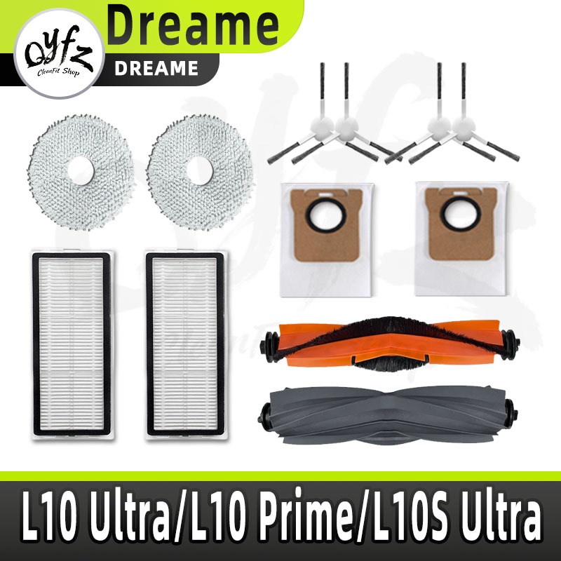 Qyfz Thích Hợp Để Đuổi Robot Quét Dreame L10 Prime / L10 Ultra / L10S Ultra Main Brush Cây Lau Nhà P