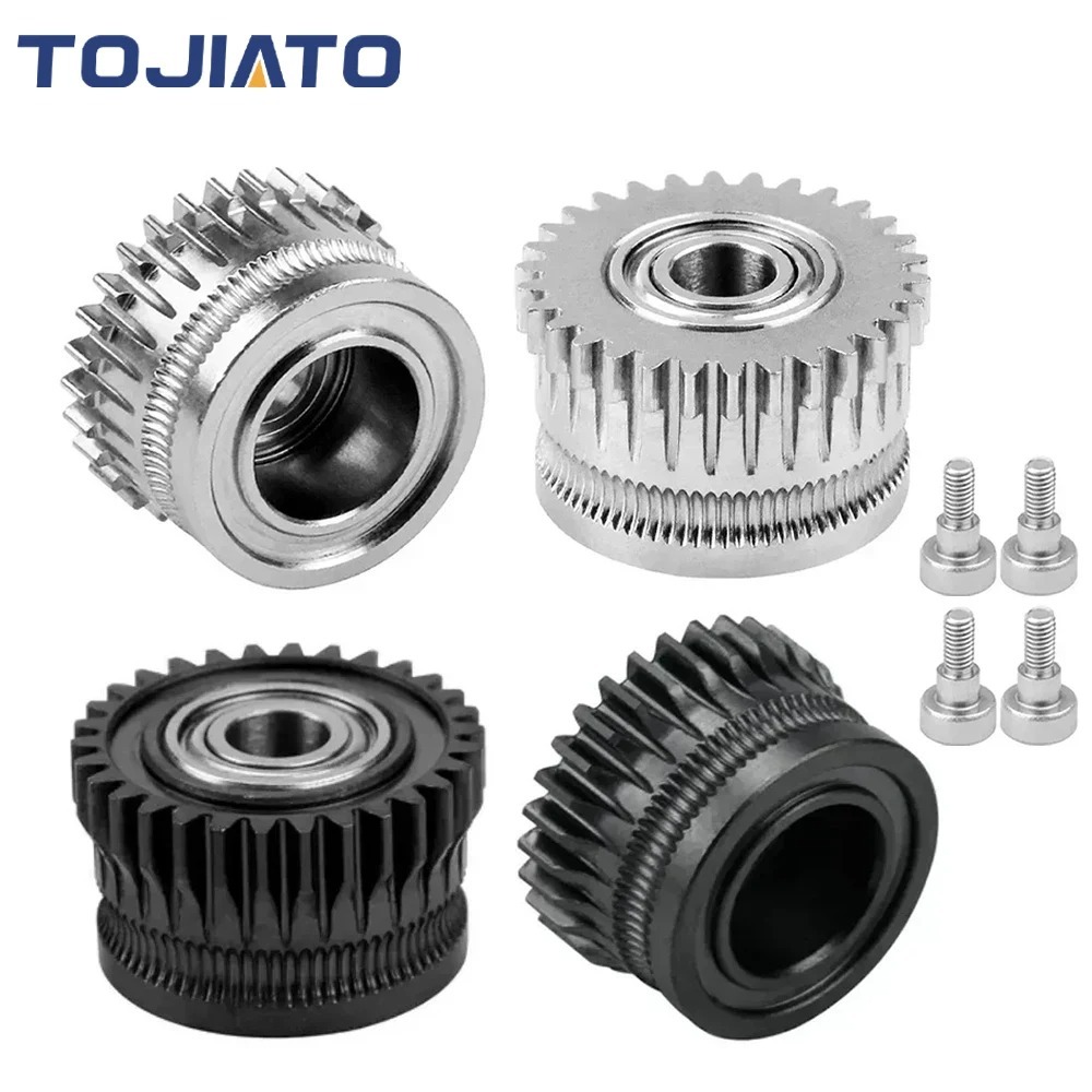 Dành cho Creality K1 Max EXTRUDER GEAR Bộ độ cứng cao mạ niken và DLC cho máy in 3d Creality K1 / K1