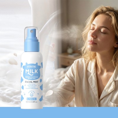 Xịt dưỡng ẩm da mặt LAIKOU 100ml Xịt dưỡng ẩm Niacinamide Hyaluronic Acid Toner Không chứa cồn Làm mới Chăm sóc da cho mọi loại da