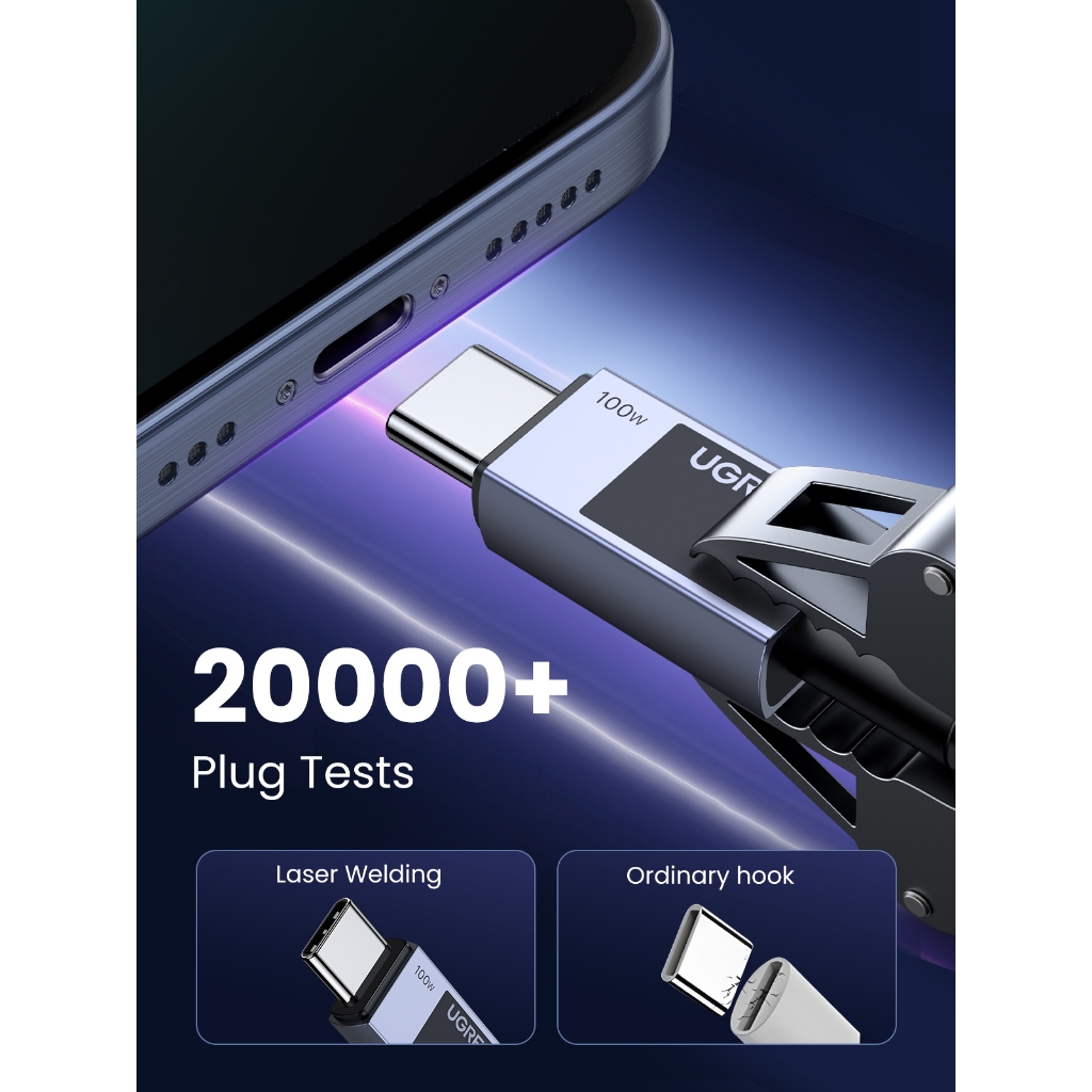 Cáp USB-C Sang USB-C UGREEN Phiên Bản Genshin Impact 100W Cable | BigBuy360 - bigbuy360.vn