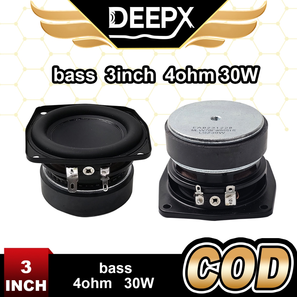Củ loa bass 3inch 3ohm 30w Hiệu Suất Cao Cho Audio Nhà & Xe
