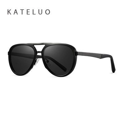 KATLUO Mới Aviator Kính Mát Phân Cực Thể Thao Thời Trang Lái Xe Chống Tia UV Kính Chống Nắng Cho Nam W15218
