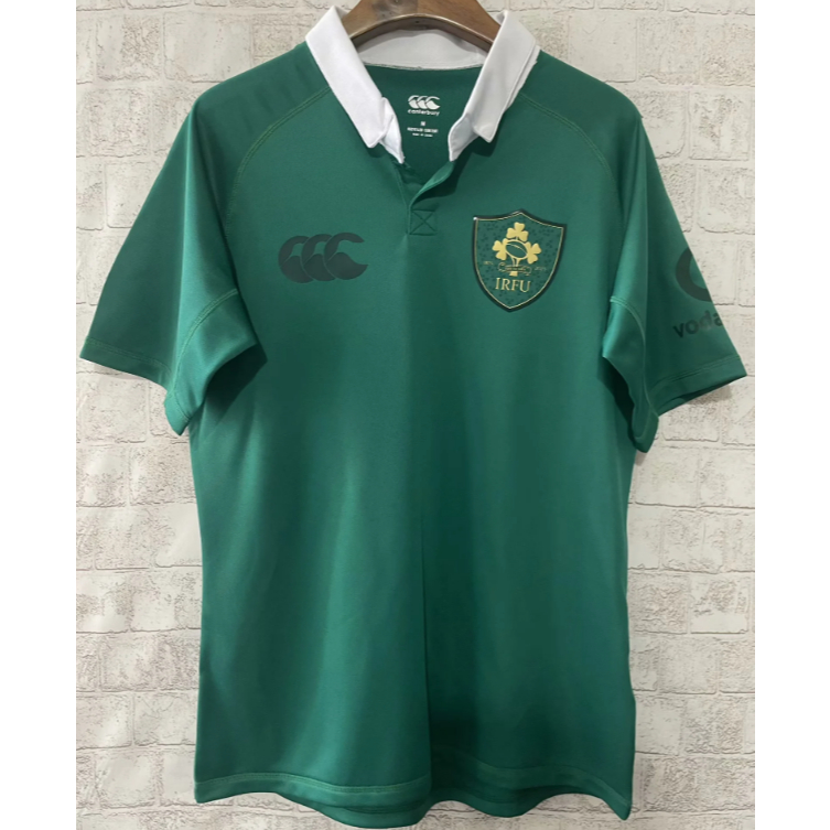 Áo bóng bầu dục Ireland Phiên bản kỷ niệm 150 năm Rugby Jersey Jersey Áo thun nam tay ngắn