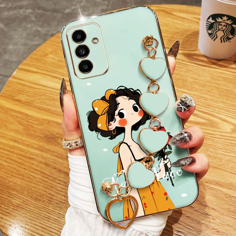 Ốp Điện Thoại YBD Cho Samsung Galaxy A26 A34 A35 A36 A53 A54 A55 A56 M54 F54 5G Ống Kính Mạ Điện Ful