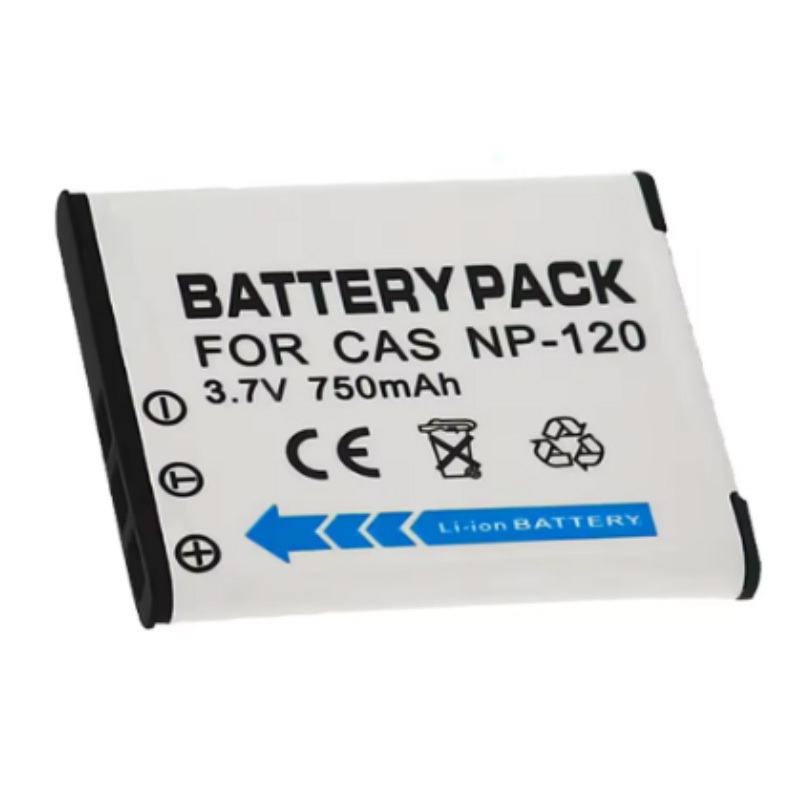 Dành Cho Casio CNP120 NP-120DBA Pin CNP-120 Z790 S300 TZ20 S200 Z680 Z690 Exilim EX-S200 Exilim EX-Z